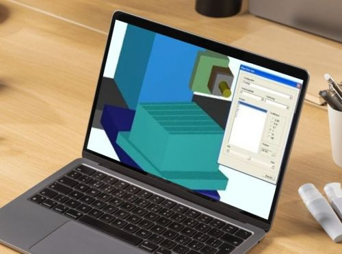 CNC szimulátor laptopon
