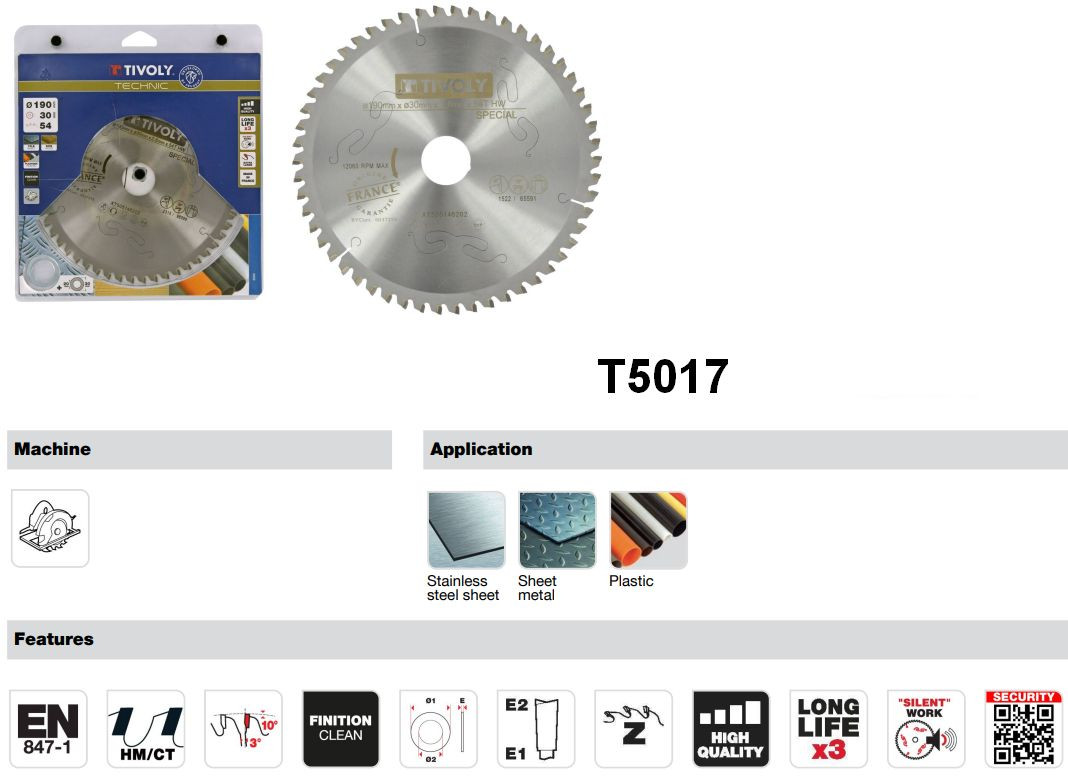 Tivoly T5017 Technic körfűrész fához