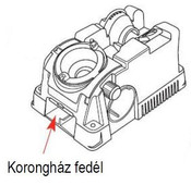 Korongház fedél levétele