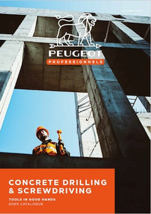 Peugeot betonfúró katalógus