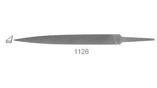 Precíziós reszelő, hegyes - F.DICK 1125