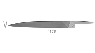 Precíziós reszelő, késélű - F.DICK 1176