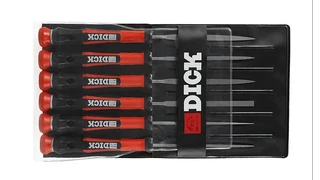 6 részes F.DICK tűreszelő készlet (140-160 mm)