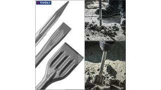 Betonvéső SDS-Max szárral, hegyes kivitel - Tivply 109061