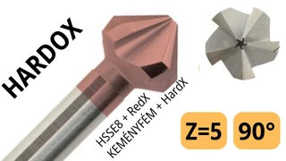 Ötélű kúpsüllyesztő extrém kemény ötvözetekhez (hardox) - Magafor 456 és 8456