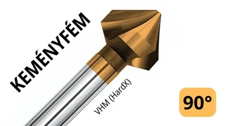 Kúpsüllyesztő DIN 335-C 90° VHM keményfém - Magafor 8431 - CNC gépre
