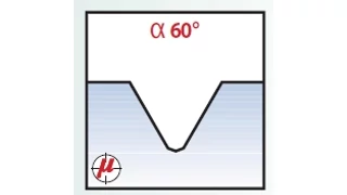NC befúró 60° HSSE