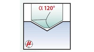 NC befúró 120° HSSE8