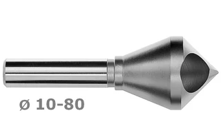 Kúpsüllyesztő egyélű keresztfuratos 100° HSSE Alu - Magafor 415