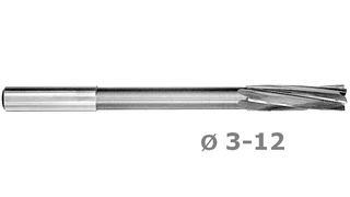 Homlokélű gépi dörzsár H7 VHM - Magafor 8615