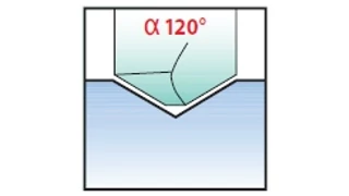 NC befúró 120° HSSE