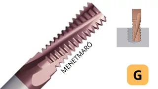 Menetmaró G (BSP) csőmenethez (ISO 228) - SmiCut XB