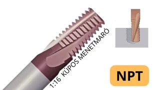 Menetmaró NPT menethez - SmiCut XB
