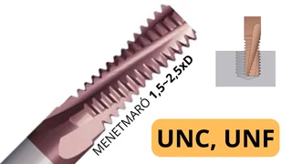 Menetmaró UNC,UNF -  SmiCut NB ThreadBurr