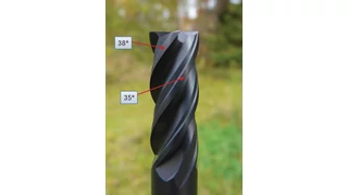 Ujjmaró 35/38° horonnyal VHM