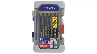 15 részes Technic fafúró készlet Ø2-24 mm