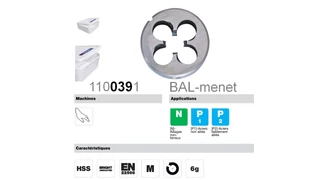 Balos menetmetsző M-LH - HSS