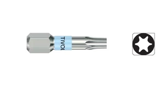 Csavarbit TORX csvarfejhez INOX minőség (rozsdaálló) Tivoly 115245