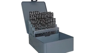 91 részes csigafúró készlet - DIN 338 HSSE INOX T560