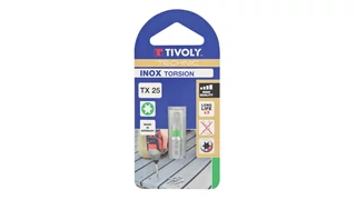 Csavarbit TORX csvarfejhez INOX minőség (rozsdaálló) Tivoly 115245