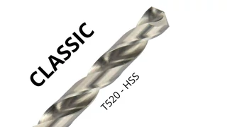 Csigafúró HSS Classic - T520: Általános fémfúró műhelyhasználatra