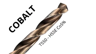 Csigafúró DIN 338 HSSE - Tivoly Cobalt T550 114550 - Ötvözött acélhoz (ISO-P)