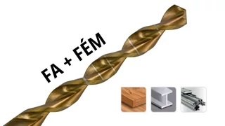 2in1 fa- és fémfúró -Technic