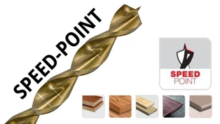 Fafúró SPEED-POINT: Precíz és gyors fúráshoz - Tivoly 108640