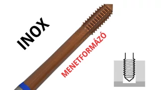 Menetformázó DIN 371 M (metrikus) - Tivoly IRH típus, INOX
