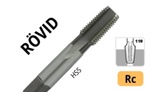Rövid menetfúró Rc - HSS