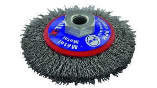 Tivoly Technic kúpos drótkorong fémhez – M14 befogás sarokcsiszolóra