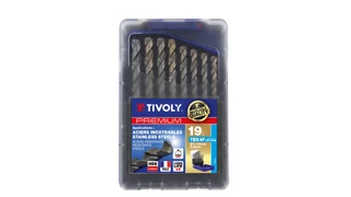 19 részes csigafúró készlet - DIN 338 HSSE INOX T560 korrózióálló acélhoz
