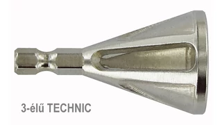 Cső- és csavarvég sorjázó fúrógépbe Ø22 mm-ig - Tivoly 103331