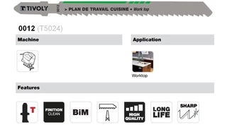 Szúrófűrész munkalaphoz - Bimetál (BiM) penge