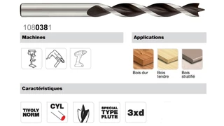 6 részes fafúró készlet -PRO 