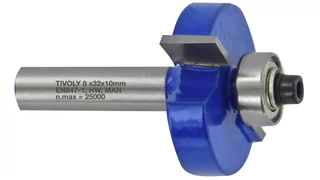 Falcmaró csapággyal (31,8x12,7) - 8 mm szár, HM