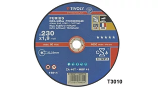 Flex vágókorong - Tivoly Furius típus INOX acélhoz