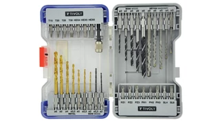 35 részes vegyes fúró- és bitkészlet 