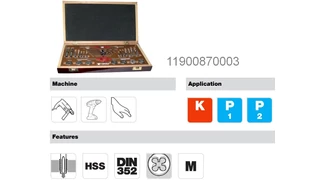 30 részes kézi menetfúró +csigafúró +metsző készlet