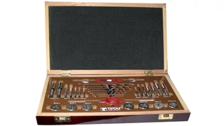 30 részes kézi menetfúró +csigafúró +metsző készlet