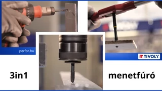 Univerzális menetfúró ISO 529 HSS Metrikus menethez - Tivoly 105007