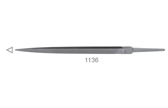 Precíziós reszelő, háromélű - F.DICK 1136
