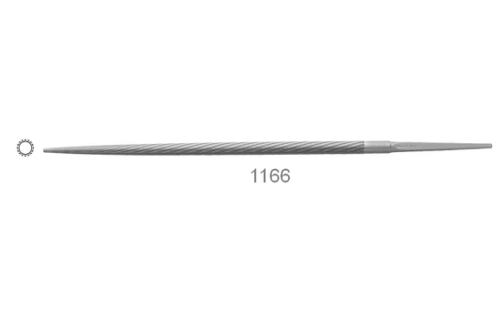 Precíziós reszelő, kerek - F.DICK 1166