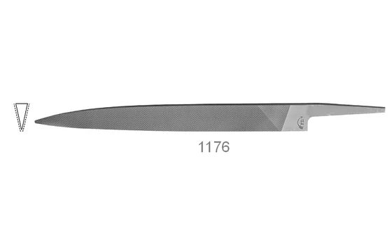 Precíziós reszelő, késélű - F.DICK 1176