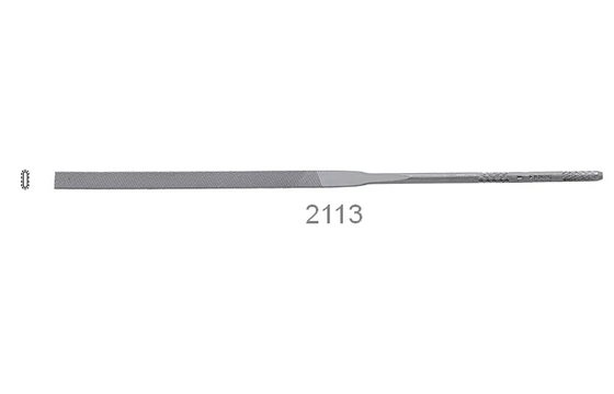 Tűreszelő, lapos legömbölyített - F.DICK 2113