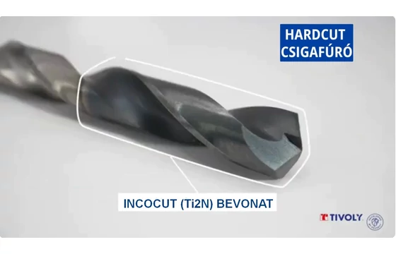 Tivoly Hardcut csigafúró  INCOCUT bevonattal