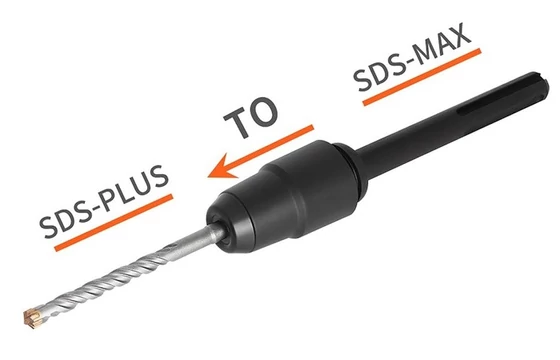 SDS-Plus tokmányadapter SDS-Max gépre