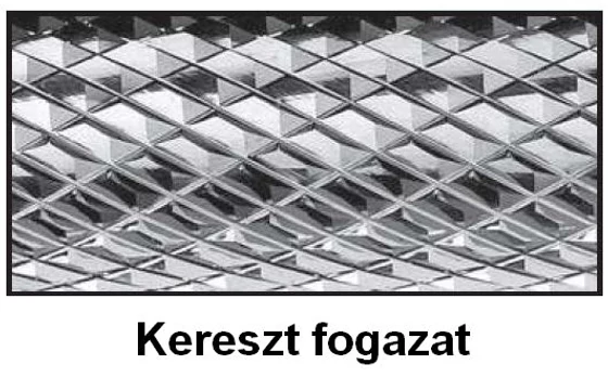 kereszt fogazat