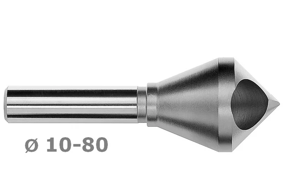 Kúpsüllyesztő egyélű keresztfuratos 100° HSSE Alu - Magafor 415
