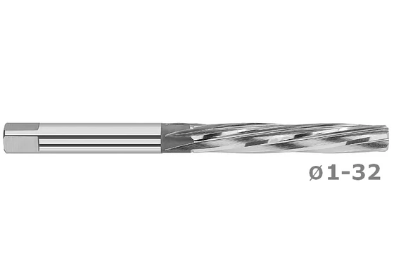 Kézi dörzsár H7 - HSS gyorsacél (M670)